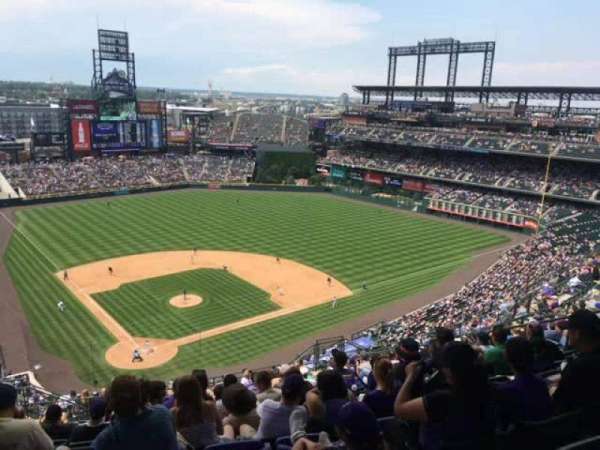 Coors Field, section: U328, row: 24, seat: 14