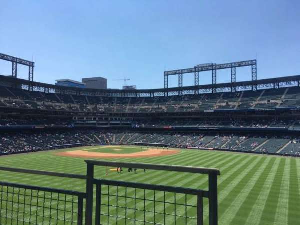 Coors Field, section: 201, row: 2, seat: 9