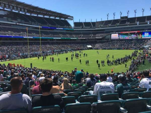 Lincoln Financial Field, section: 132, row: 28, seat: 20