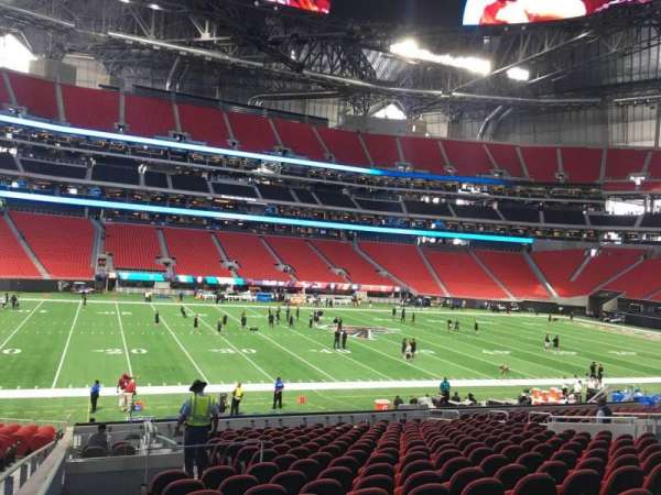 Mercedes-Benz Stadium, section: C130, row: 21, seat: 20