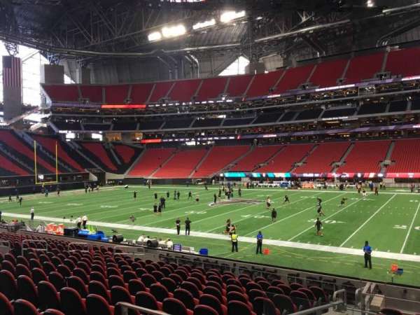 Mercedes-Benz Stadium, section: C126, row: 15, seat: 1