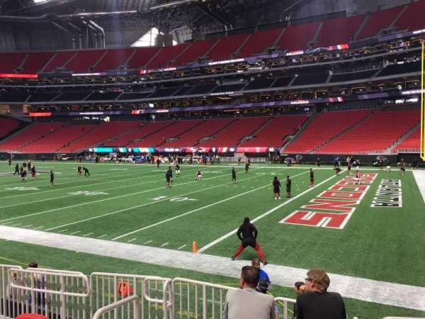 Mercedes-Benz Stadium, section: 123, row: 7, seat: 15