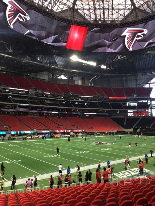 Mercedes-Benz Stadium, section: 114, row: 17, seat: 14