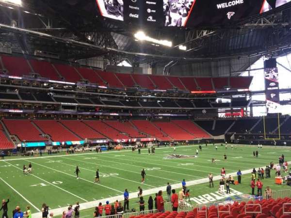 Mercedes-Benz Stadium, section: 114, row: 17, seat: 12