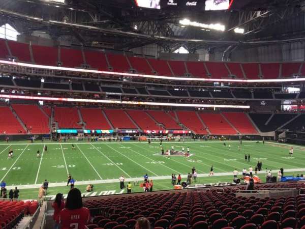 Mercedes-Benz Stadium, section: C112, row: 23, seat: 20
