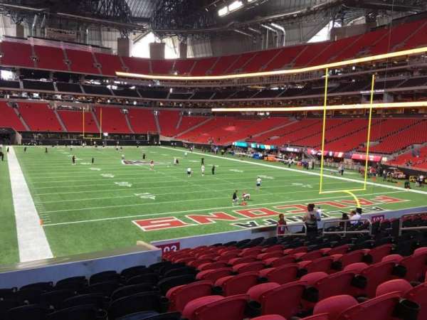 Mercedes-Benz Stadium, section: 103, row: 21, seat: 13