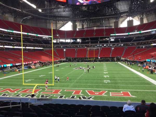 Mercedes-Benz Stadium, section: 136, row: 21, seat: 15