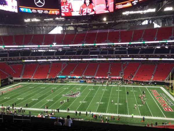 Mercedes-Benz Stadium, section: 208, row: 12, seat: 8