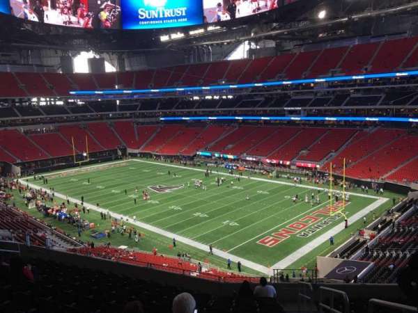 Mercedes-Benz Stadium, section: 204, row: 12, seat: 2
