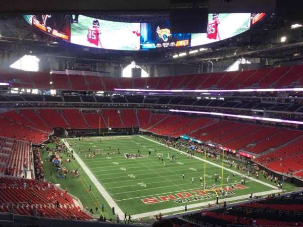 Mercedes-Benz Stadium, section: 201, row: 12, seat: 8