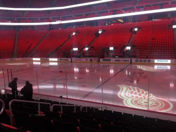 Little Caesars Arena, section: 107, row: 10, seat: 5