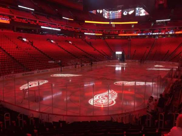 Little Caesars Arena, section: 101, row: 13, seat: 8