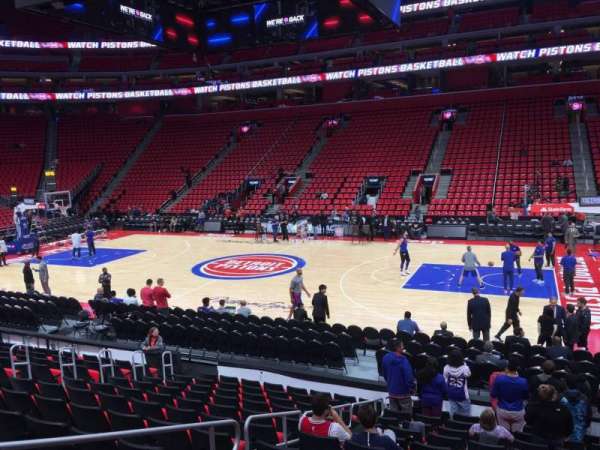 Little Caesars Arena, section: 107, row: 12, seat: 6