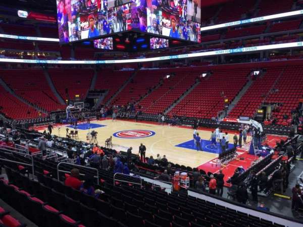 Little Caesars Arena, section: 119, row: 15, seat: 5