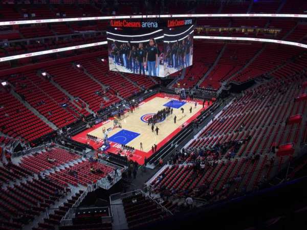 Little Caesars Arena, section: 216, row: 4, seat: 10