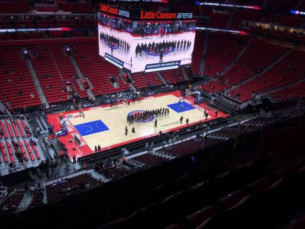 Little Caesars Arena, section: 214, row: 6, seat: 11