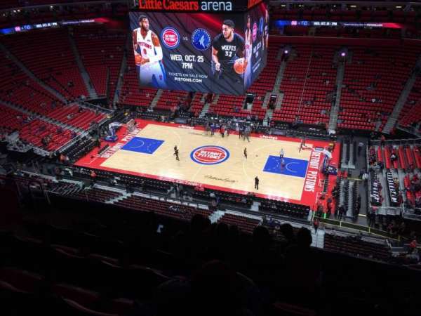 Little Caesars Arena, section: 210, row: 7, seat: 10