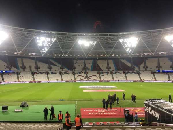 London Stadium, section: 108, row: 30