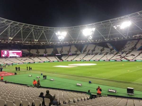 London Stadium, section: 114, row: 20