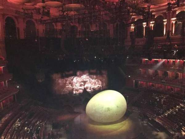 Royal Albert Hall, section: Rausing Circle S, row: 3, seat: 74