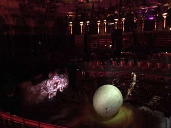 Royal Albert Hall, section: Rausing Circle R, row: 7, seat: 62