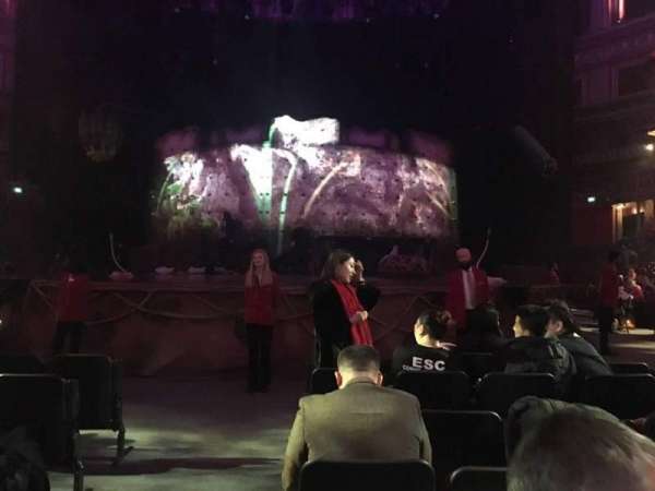 Royal Albert Hall, section: D, row: G, seat: 26