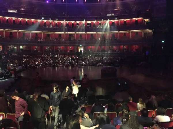 Royal Albert Hall, section: Stalls M, row: 9, seat: 133