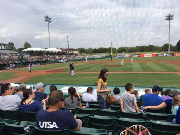 Nelson W. Wolff Municipal Stadium, section: 110, row: J, seat: 8