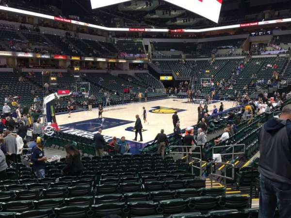 Gainbridge Fieldhouse, section: 8, row: 12, seat: 5