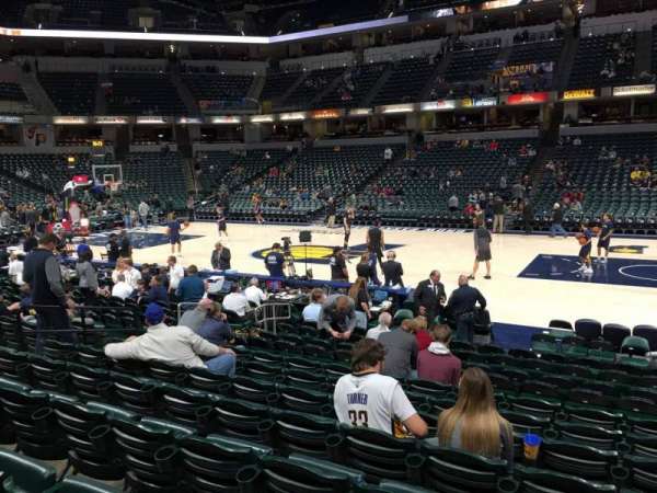 Gainbridge Fieldhouse, section: 4, row: 10, seat: 6