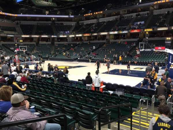 Gainbridge Fieldhouse, section: 3, row: 8, seat: 3