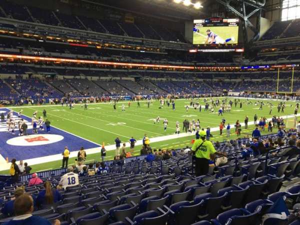 Lucas Oil Stadium, section: 145, row: 19, seat: 10