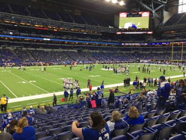 Lucas Oil Stadium, section: 144, row: 16, seat: 11