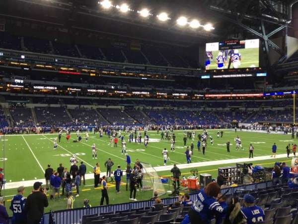 Lucas Oil Stadium, section: 142, row: 12, seat: 10