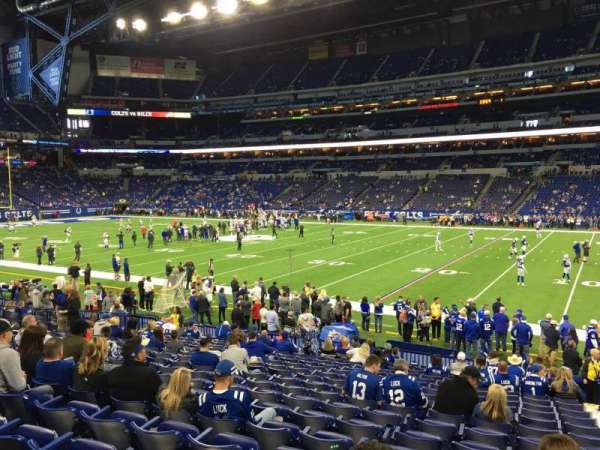 Lucas Oil Stadium, section: 137, row: 18, seat: 2