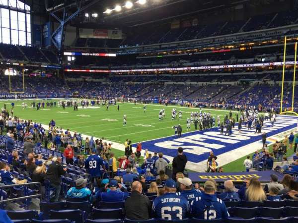 Lucas Oil Stadium, section: 132, row: 17, seat: 19