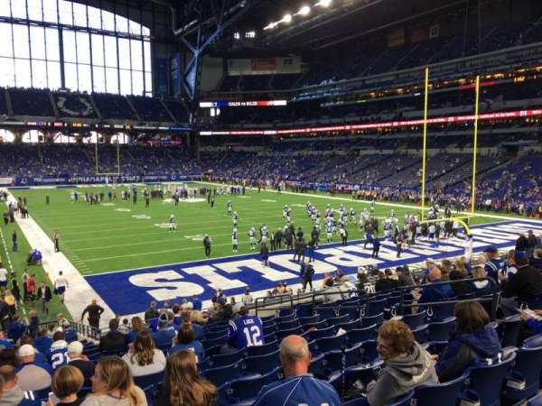 Lucas Oil Stadium, section: 129, row: 22, seat: 11