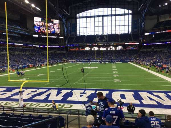 Lucas Oil Stadium, section: 125, row: 17, seat: 23
