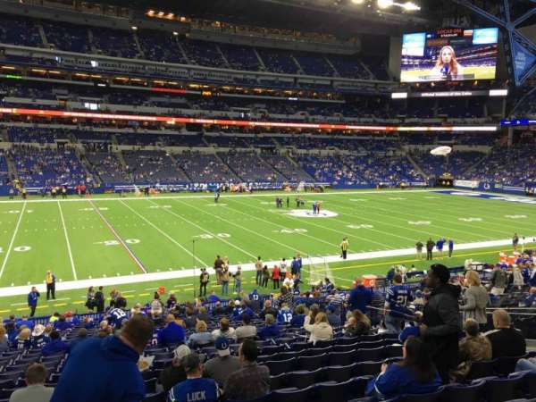 Lucas Oil Stadium, section: 116, row: Aca, seat: 9