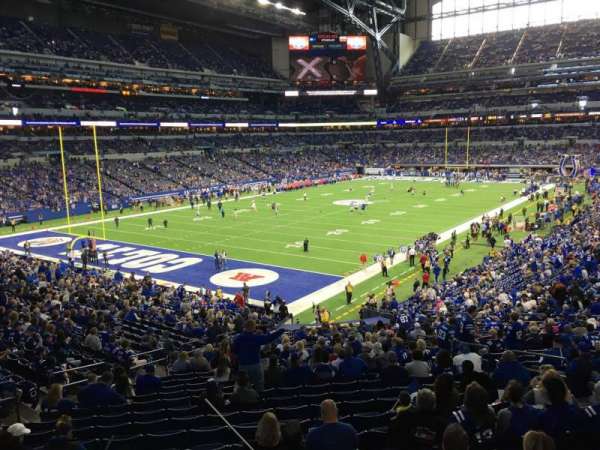 Lucas Oil Stadium, section: 249, row: 1, seat: 2