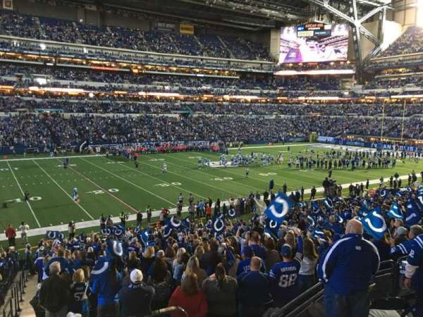 Lucas Oil Stadium, section: 244, row: 1, seat: 24