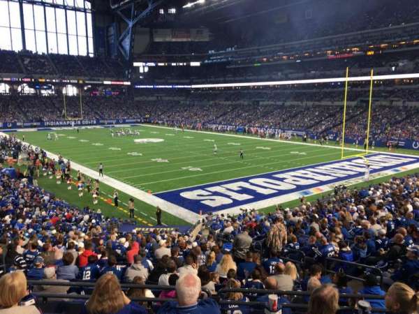 Lucas Oil Stadium, section: 232, row: 1, seat: 8
