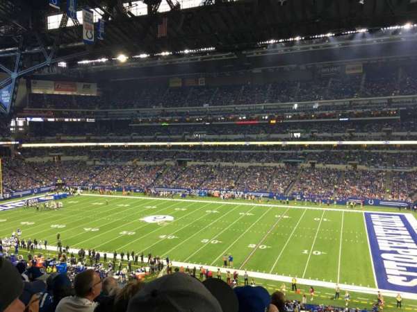 Lucas Oil Stadium, section: 337, row: 5, seat: 1