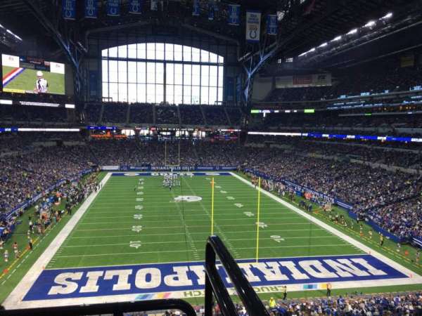 Lucas Oil Stadium, section: 328, row: 5w, seat: 1
