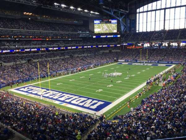 Lucas Oil Stadium, section: 322, row: 5w, seat: 10