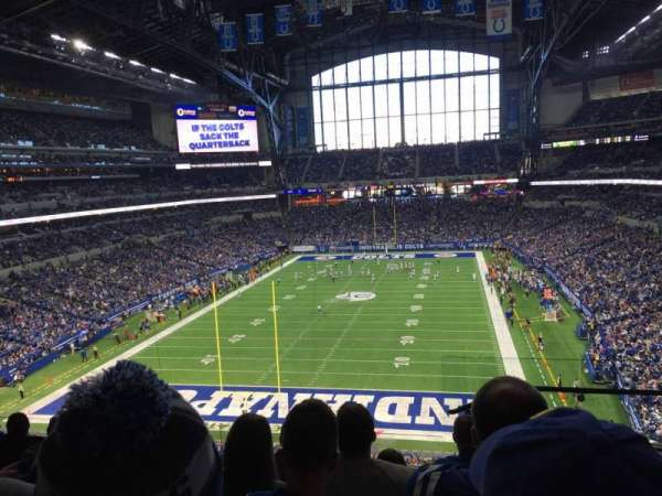 Lucas Oil Stadium, section: 425, row: 6, seat: 1
