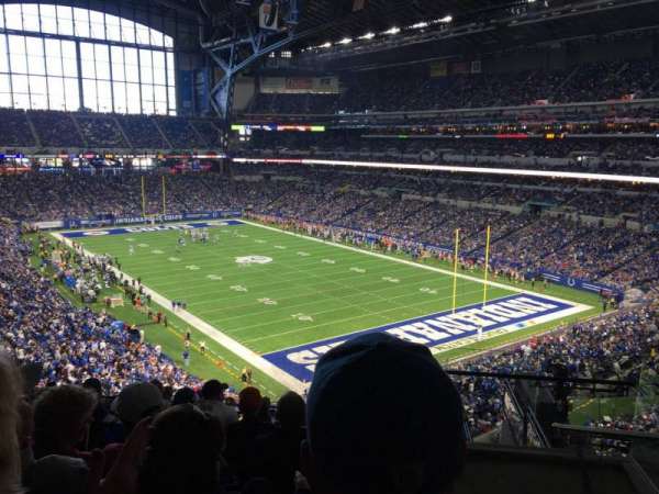 Lucas Oil Stadium, section: 431, row: 7, seat: 1