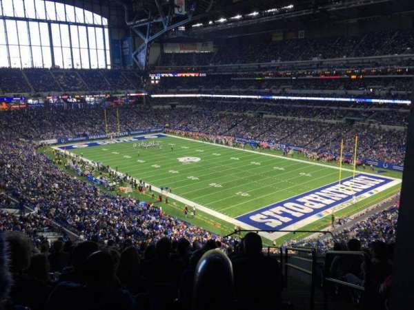 Lucas Oil Stadium, section: 433, row: 13, seat: 1