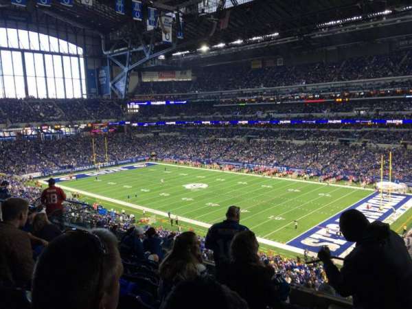 Lucas Oil Stadium, section: 434, row: 8, seat: 1