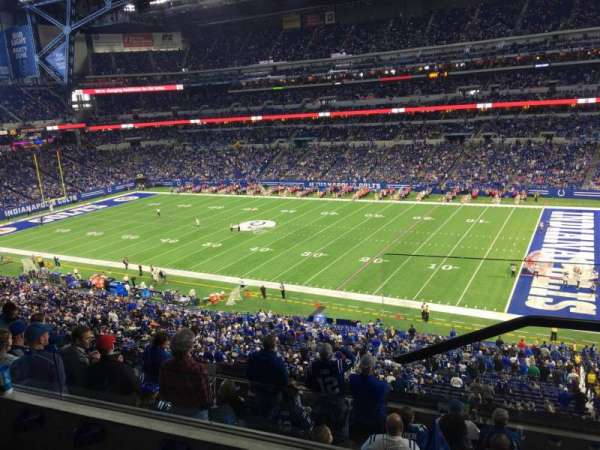 Lucas Oil Stadium, section: 436, row: 3, seat: 1